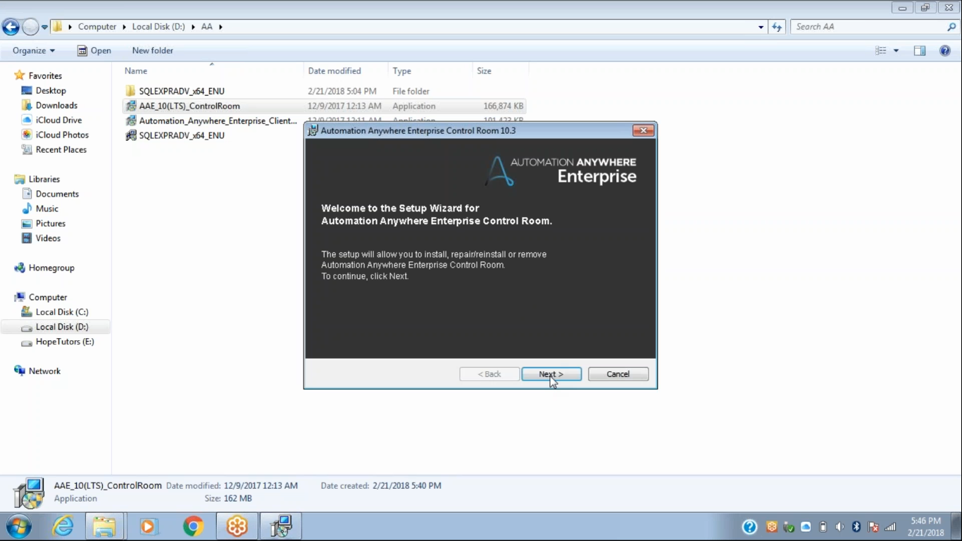 automation anywhere 10.5