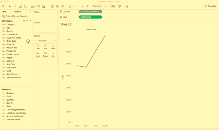 Data Visualization in Tableau