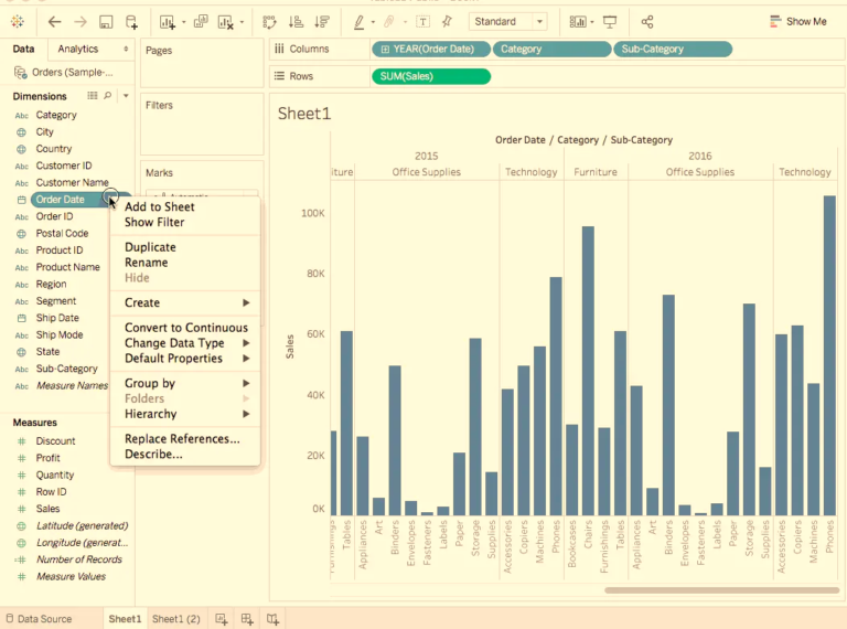 Data Visualization in Tableau