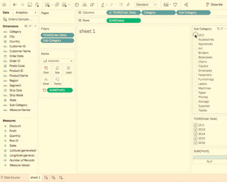 Data Visualization in Tableau